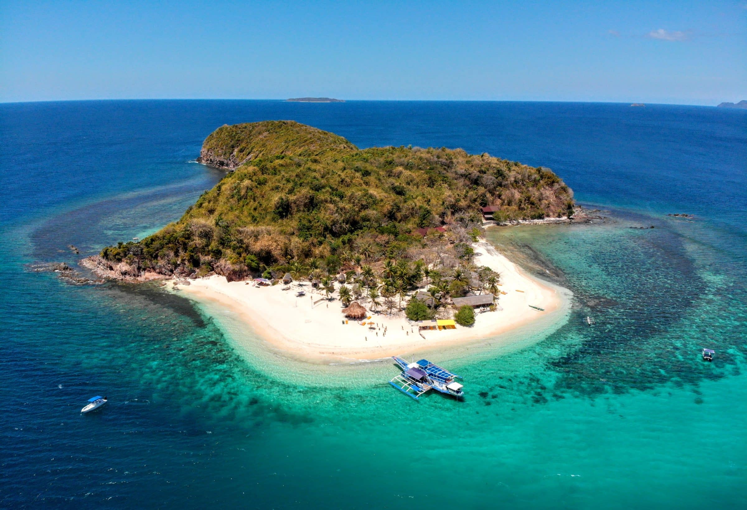 Ver verwijderd van de bewoonde wereld | Mangenguey Island, Filipijnen
