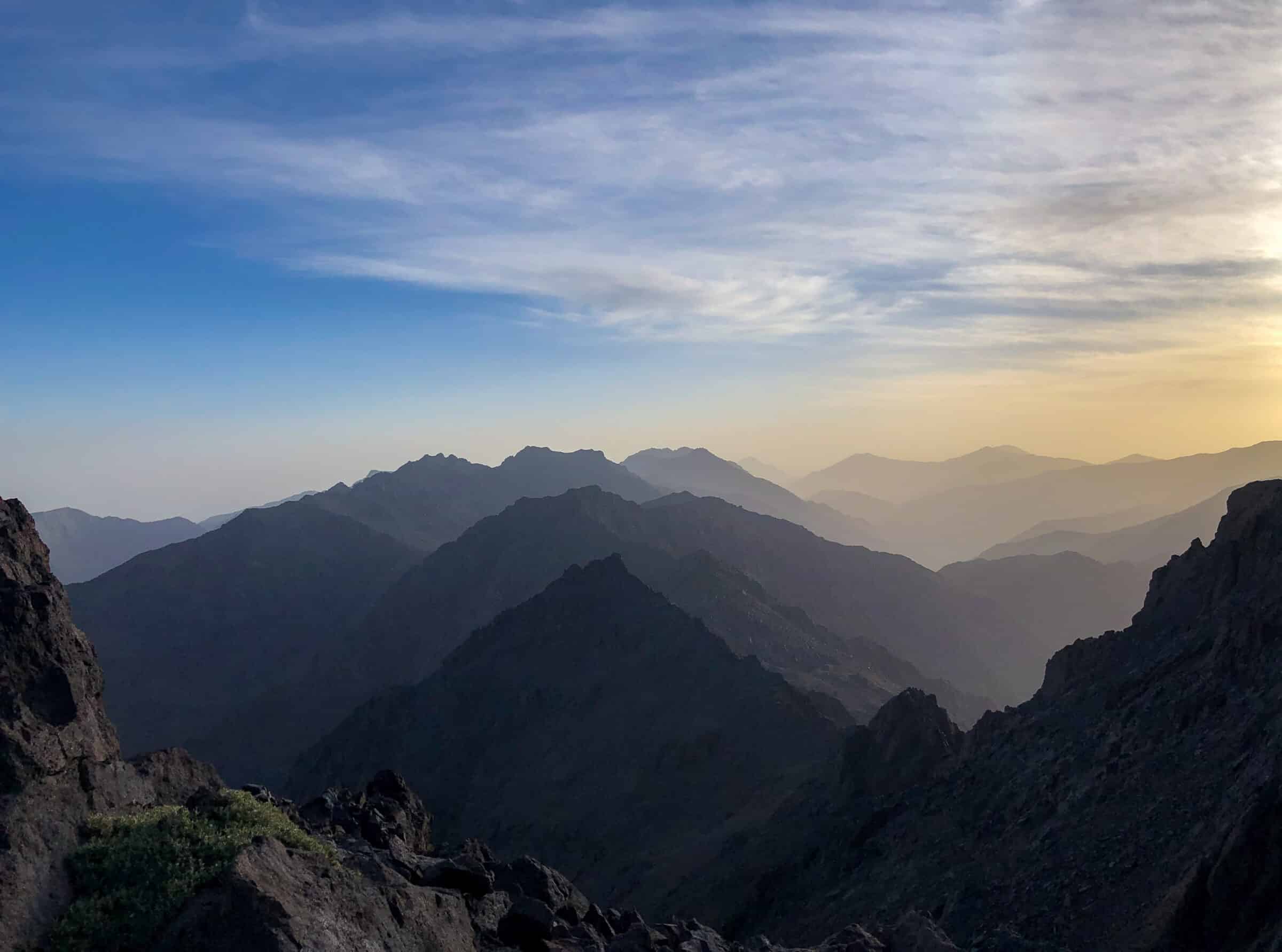 Verskillende skakerings | Toubkal klim