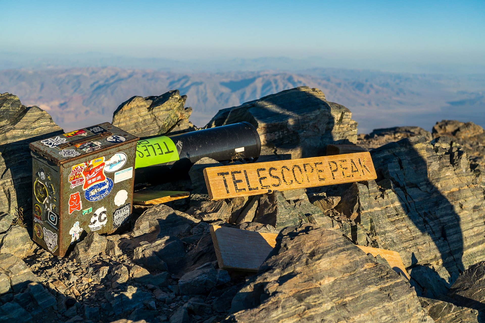 Telescope Peak, de hoogste top in Death Valley.