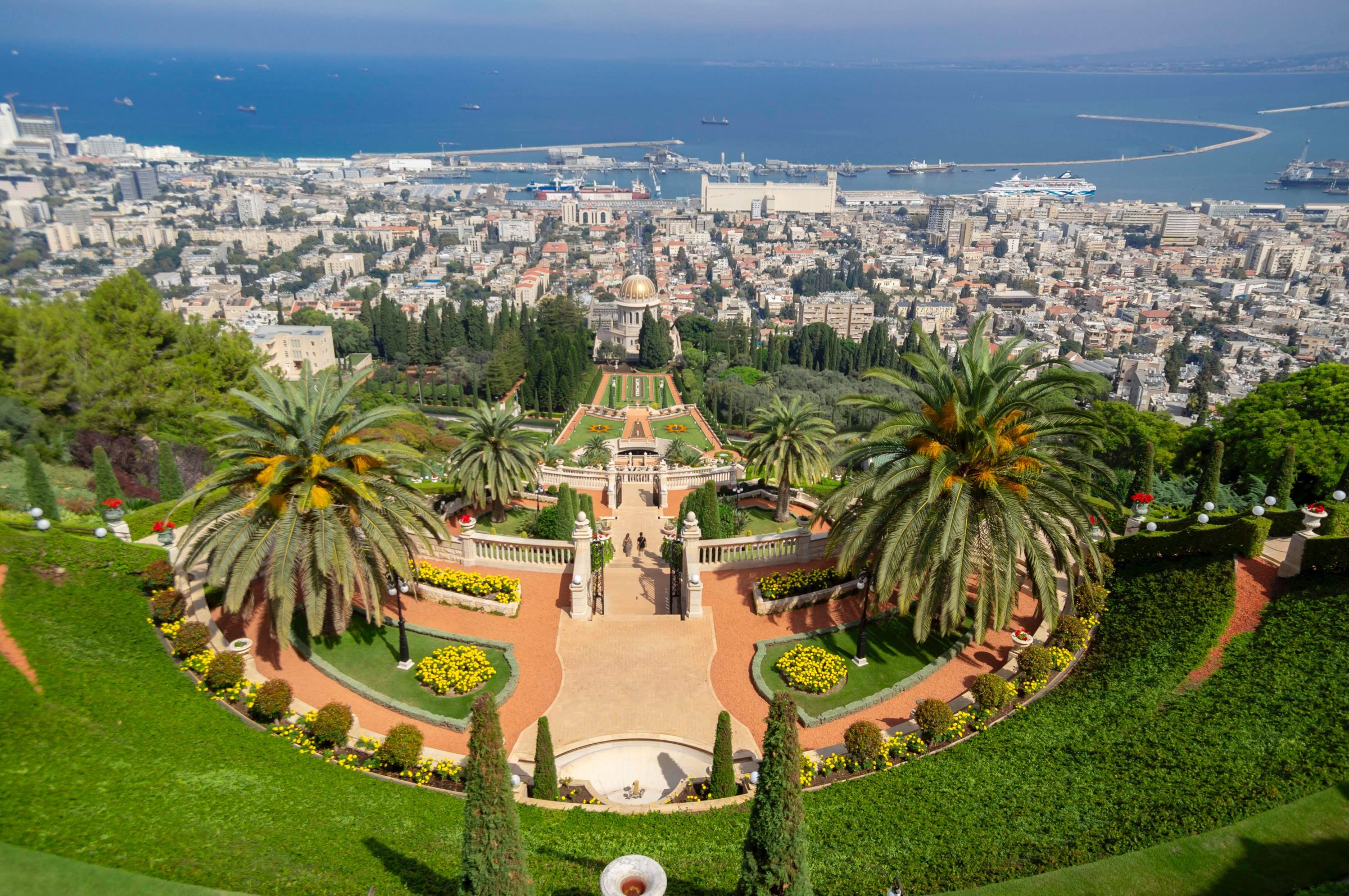 Werelderfgoedlijst UNESCO | Bahá'í Gardens Haifa