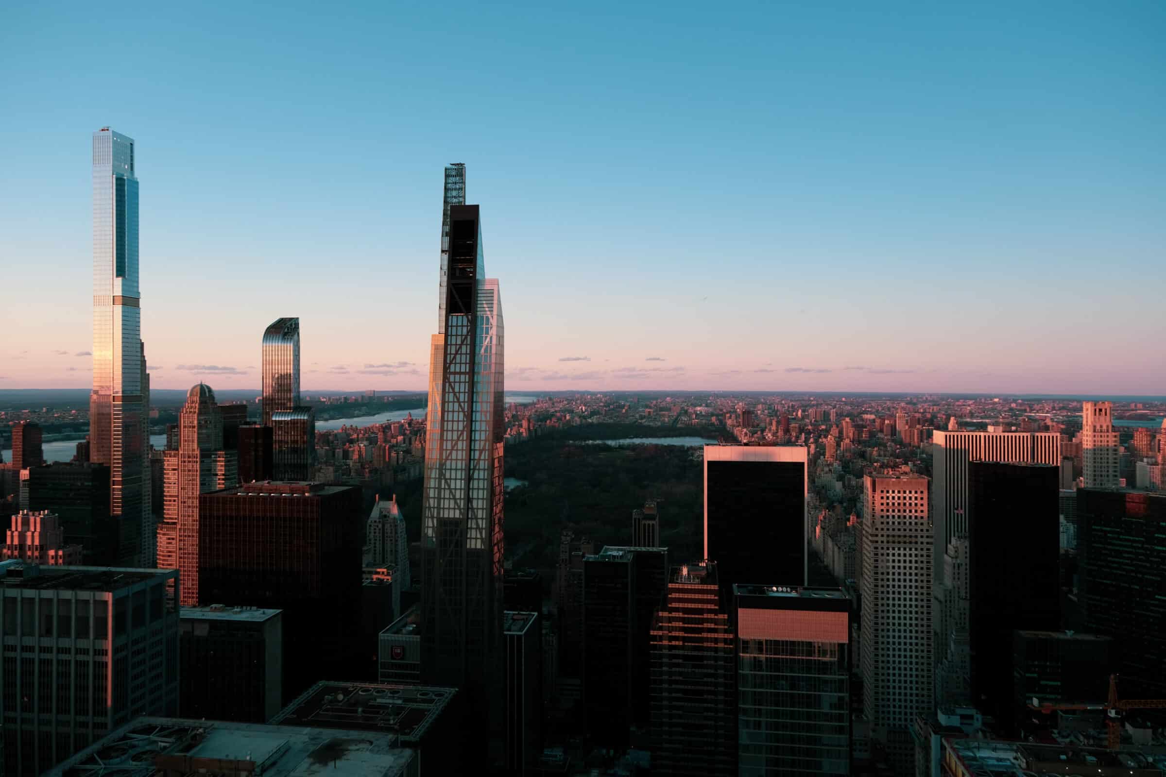 High Manhattan und der Central Park | Von Top of the Rock