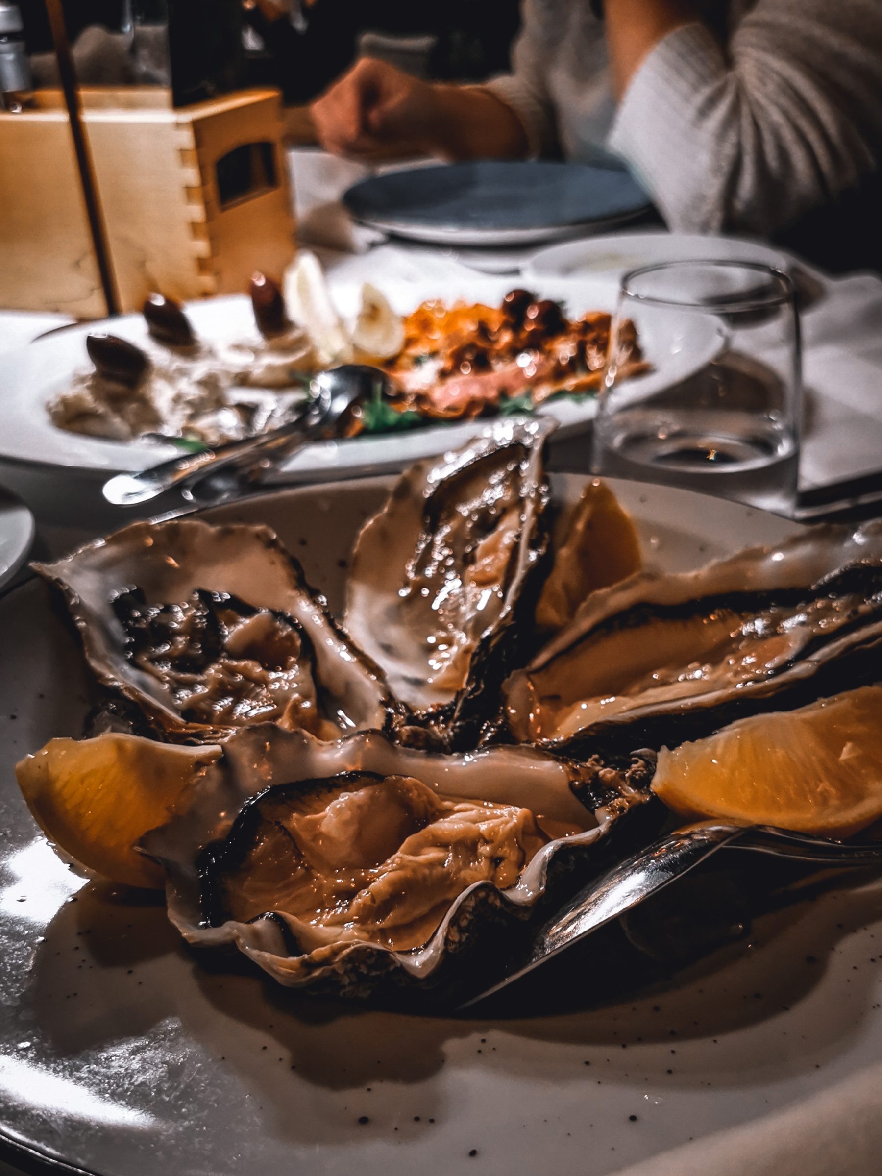 Oesters en een fish-platter in Kroatië