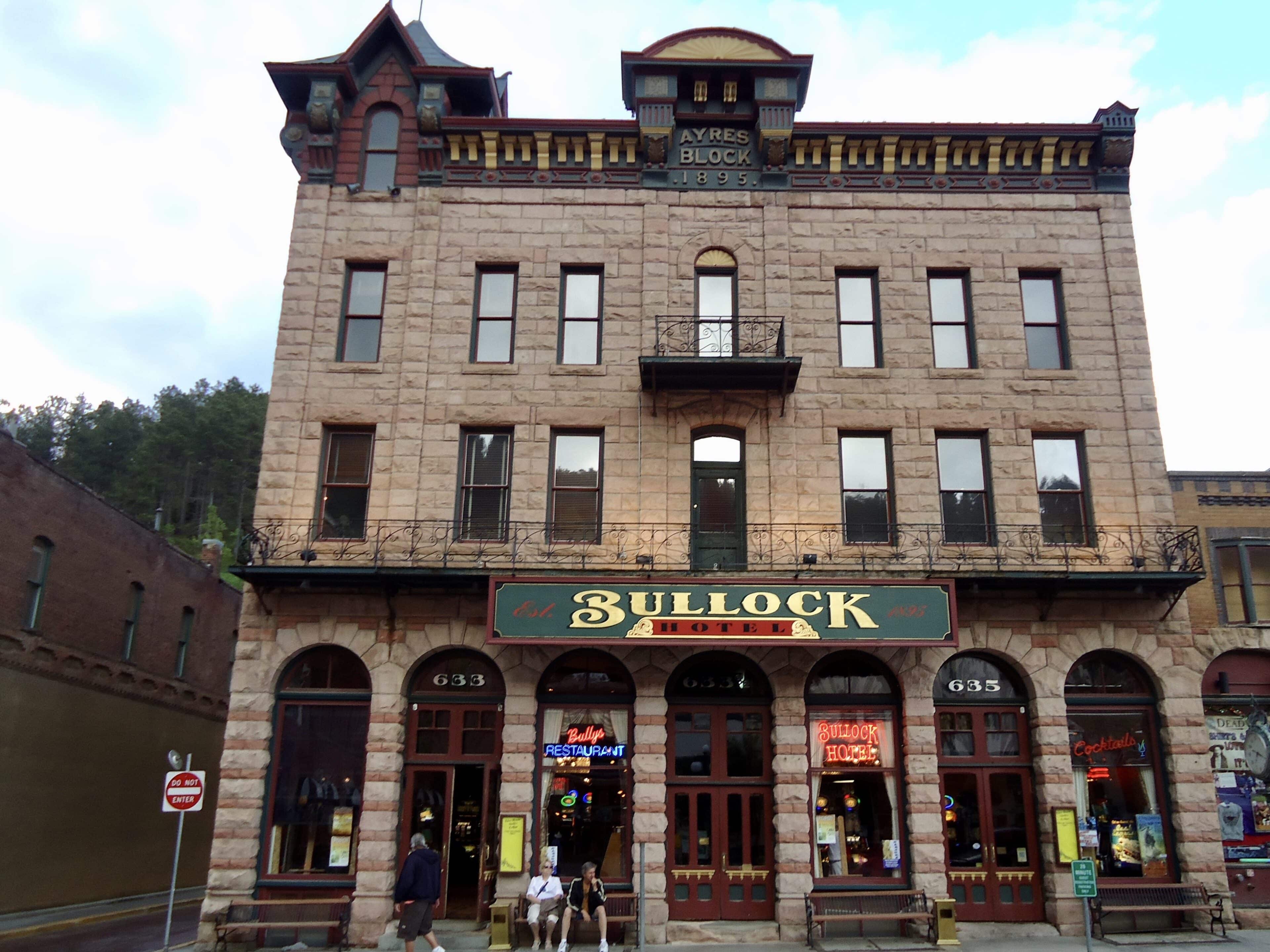 Sheriff Seth Bullock's original hotel opened in 1895