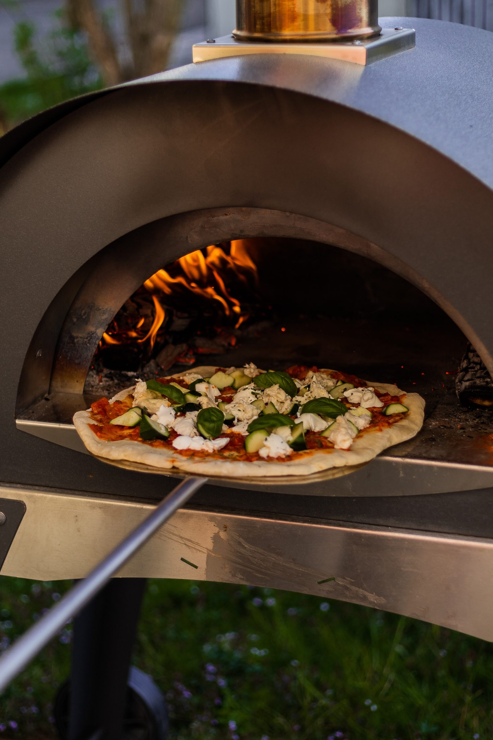 Pizza tijdens onze stedentrip in Rome