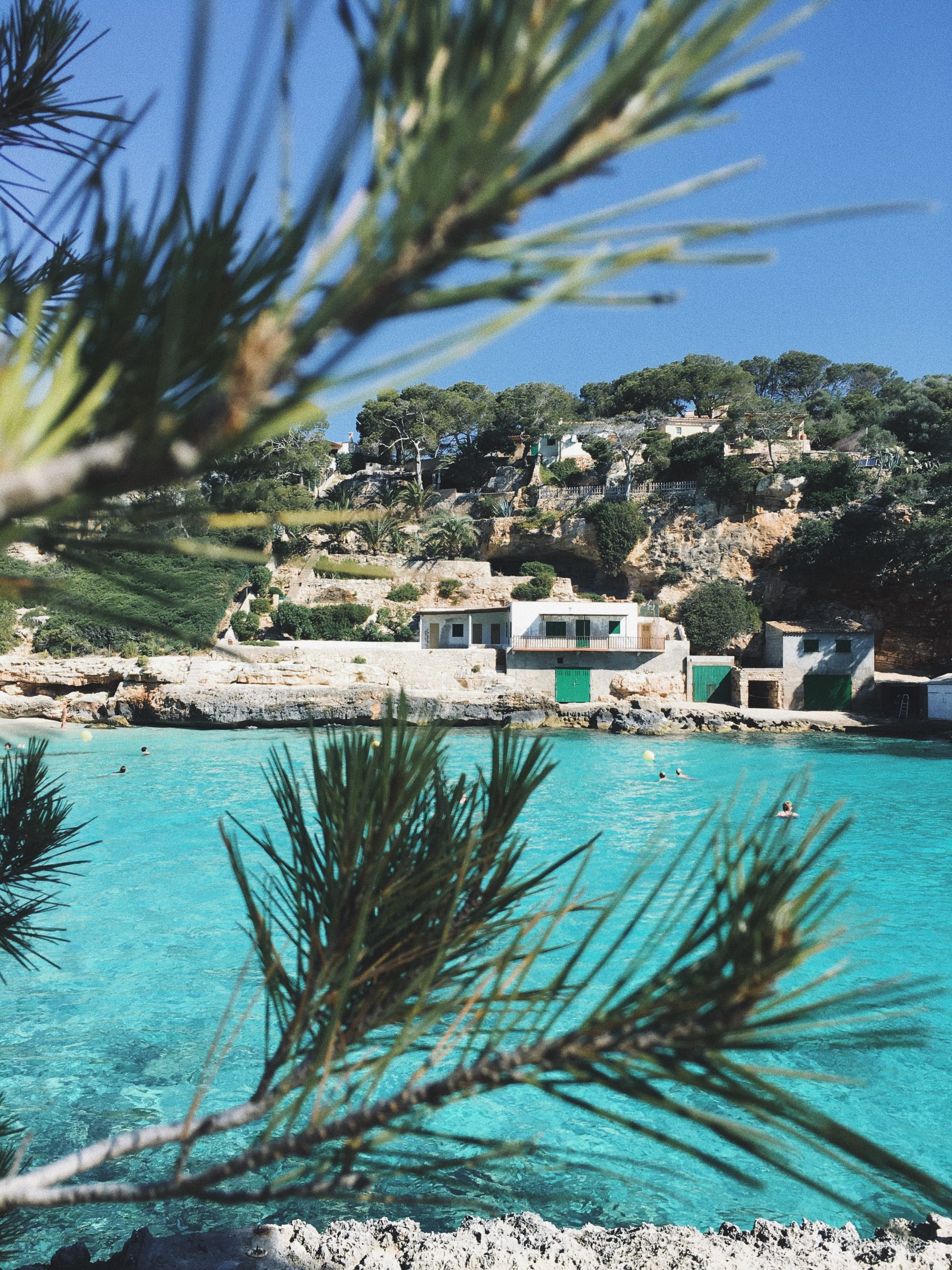 Blauw water op Mallorca