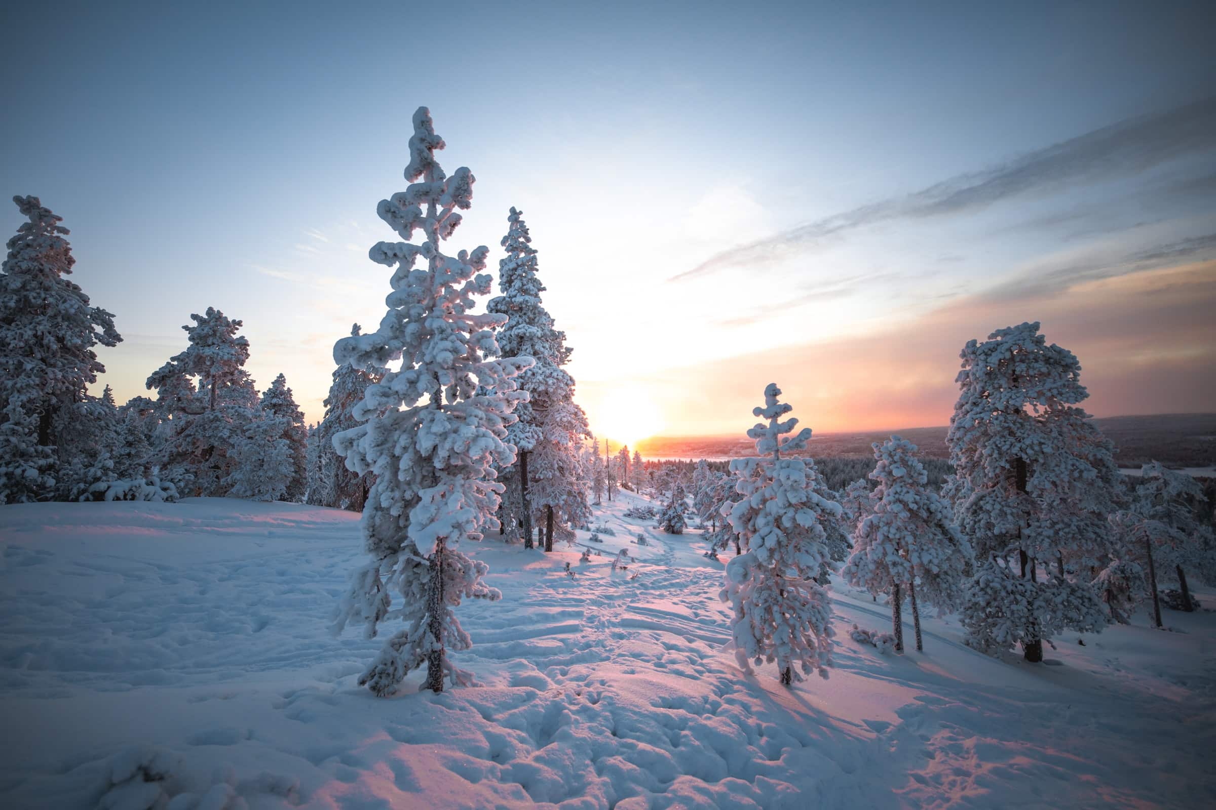 Adembenemend uitzicht | Rondreis Lapland, het winterwonderland