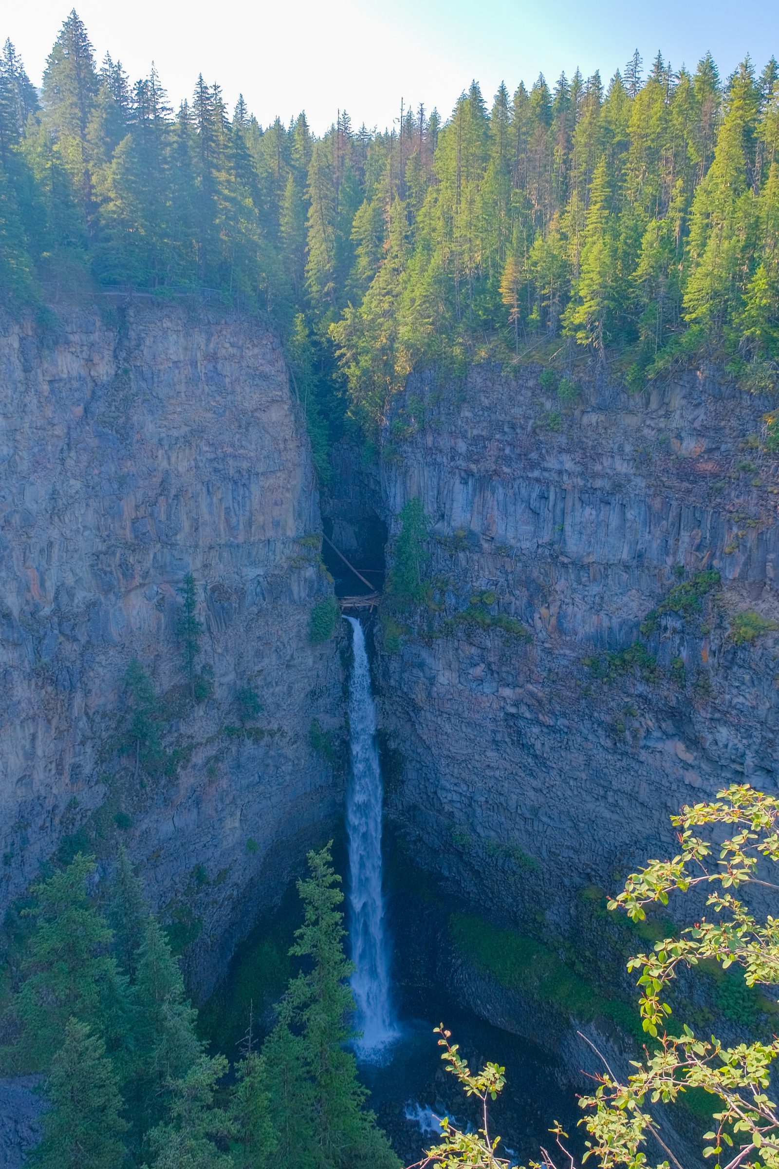 Spahats Falls near Clearwater, Canada