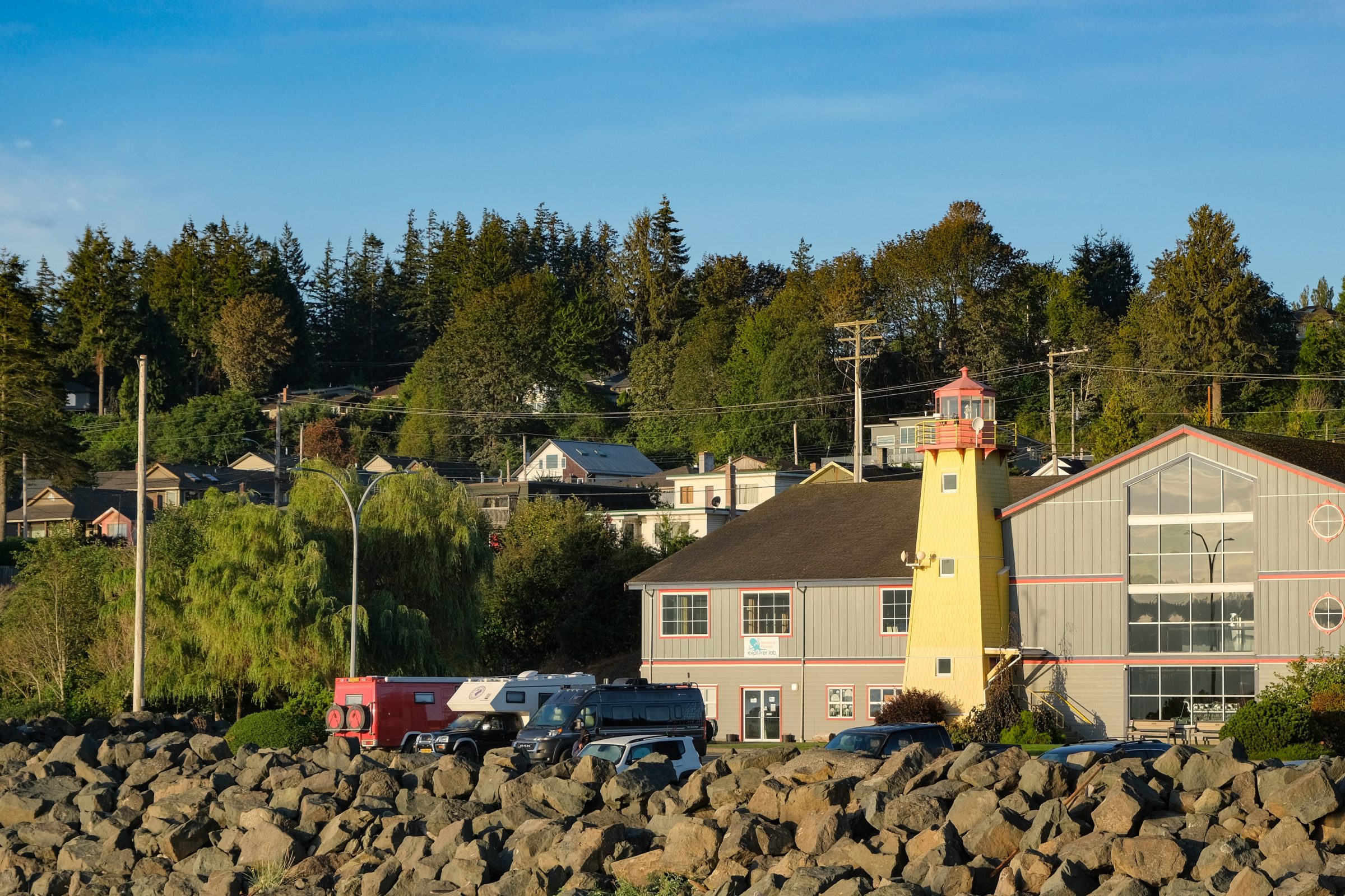 Parkeerplaats van Maritime Heritage Center | Tips en hoogtepunten Vancouver Island
